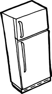 A refrigerator. A refrigerator.