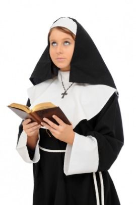 A habit, get it? A nun in a habit