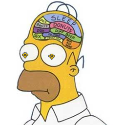Fun fact: Homer was the first author to depict a fictional commitment device (Odysseus tying himself to the mast) Homer with donuts, etc, on the brain